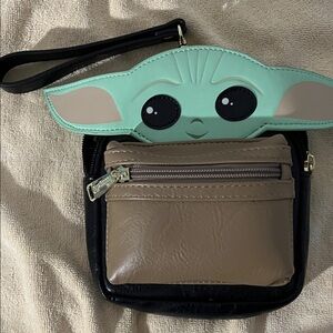 Disney Star Wars Grogu lounge fly wristlet belt bag
